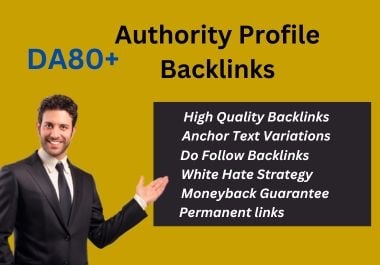 I Will Provide 100 High Authority Do Follow Profile Backlinks