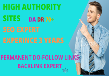 I Will provide You Good DA DR AND High traffic sites