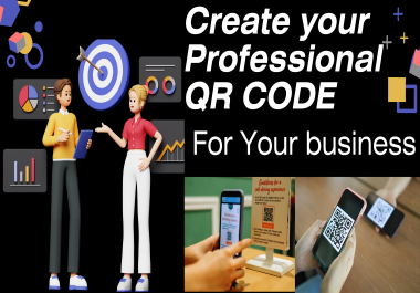 I will create your professional QR code