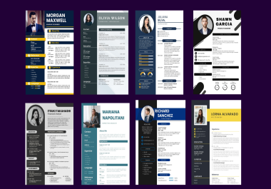 I will design professional international cv with cover letter