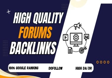 I will create 100 Form posting on HIGH DA