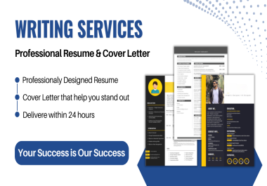 Upgrade Your Professional Image with a Unique Designed Cover Letter Resume or Formal letters/emails
