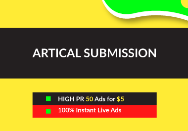 I will create 90 professional Article Submission on top Article Submission sites