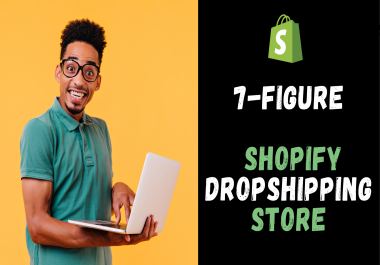 I will create a passive income dropshipping shopify store or shopify website