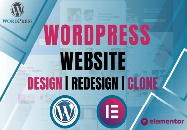 Design WordPress website or redesign WordPress website