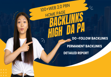 Generate an enhanced ranking with 100 PBN backlinks and WEB 2.0 Rank Booster backlinks