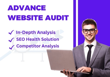 I will do expert website audit and provide detailed SEO action plan