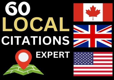I will Manually do 60 local citations and business directory for local SEO backlinks