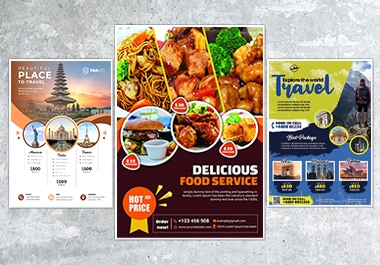 I will design minimalist Flyer,  Brochure,  Poster