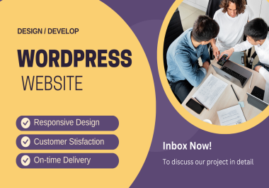 I will develop WordPress Website