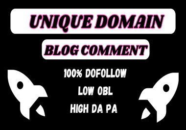 I will create 540 unique domain blog comment seo backlinks on high da pa tf cf sites