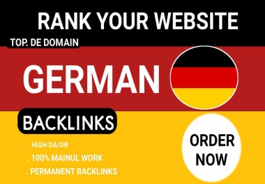 80 Germany backlinks da high quality top pr trust Follow linkbuilding