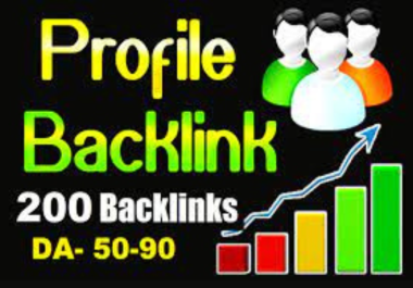 I will build 600 SEO profile backlinks high da social media profile