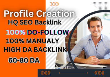 Rank With High Quality 55 Social Profile Creation Backlinks
