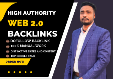 Get 50 strong and authoritative Web2.0 SEO backlinks
