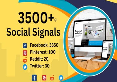 3500 Top Quality Social Signals from PR9 Sites