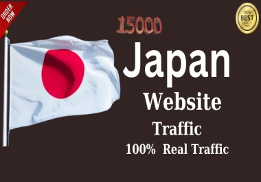 Traffic to your website from 15000 Japan TARGETED Organic Website Visitors