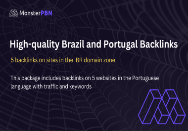 5 Brazil and Portugal Backlinks on 5. BR sites