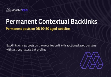 Permanent Backlinks on DR 10-50 Websites Contextual posts