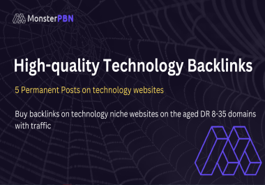 High-quality 5 Technology Backlinks in New Permanent Posts