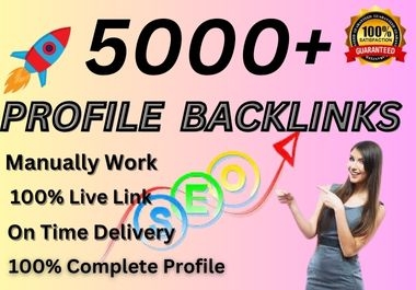 Get 4030 Social Networks Profiles High-Quality Backlinks