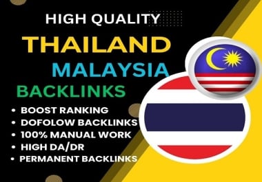 I will create thai korean indonesian cambodian malasia da 70 to 50 SEO dofollow backlinks
