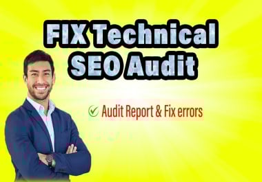 I will provide website audit reports and resolve technical issues