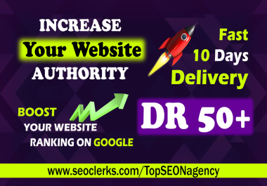 increase ahrefs domain rating DR 50plus fast raning