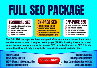SEO Service For Wix SEO,  Shopify SEO,  Wordpress SEO for website ranking with full SEO Package
