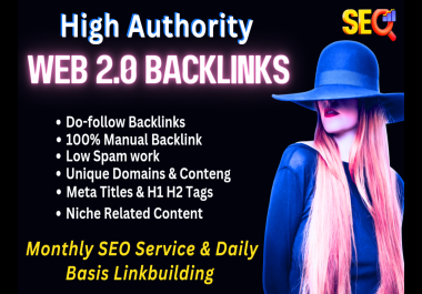 create 200 high authority web 2 0 backlinks