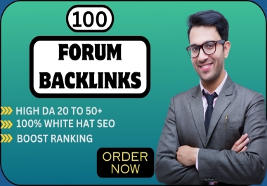 I Will Manually Submit 60 High Quality Forum Posting Dofollow Backlinks