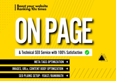 I will do onpage SEO and technical optimization of your wordpress website with yoast