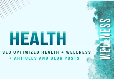 Article website content Health and Wellness
