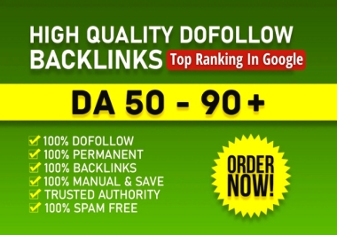 I will do DA90+ SEO Backlinks - 40 PR9 White Hat Link Building For Google Ranking
