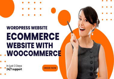 I will Develop Ecommerce Website with WordPress