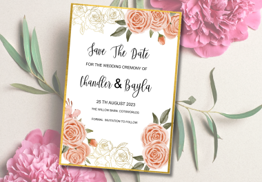 Elegant wedding Invitations+ Modern Wedding Evites to make your Event Memorable