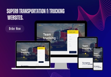 Develop logistics,  trucking,  dispatch,  freight,  moving company website
