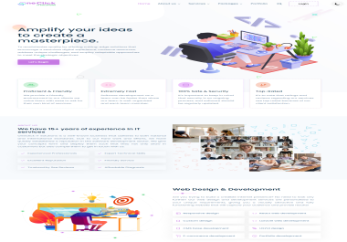 I will make for you responsive and user-friendly design.