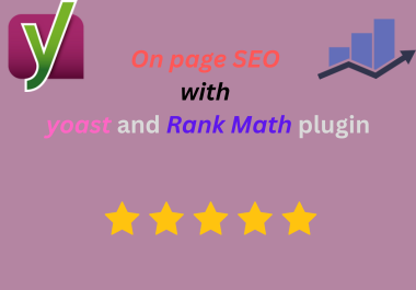I will do professional on-page SEO with Yoast SEO and WordPress website ranking