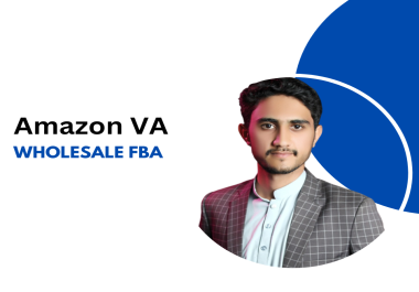 i will be your Amazon virtual assistant for fba wholesale