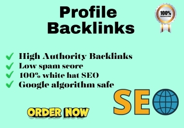 I will give 280 manual profile HA backlinks