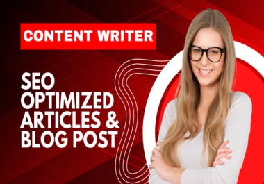 I will do 2 x 500 Words Professional Web Content Writing,  Blog Post & Article Writing on all Topics