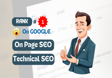 I will do website on page SEO and technical optimization services