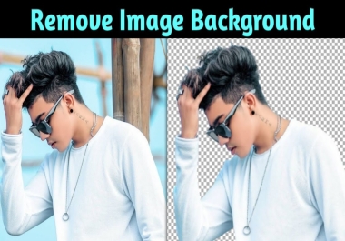 Professionally bulk background removed from image, white, cut out photos