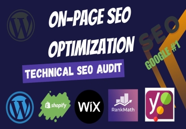 Website on page SEO optimization website audit technical error solve