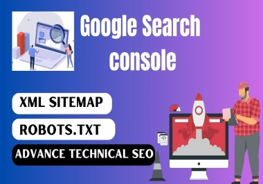 I will setup search console XML sitemap indexing and robots txt for your website