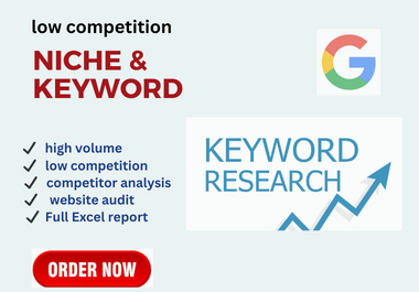 Unlock Online Success Professional Niche Research,  Keyword Optimization & Competitor analysis