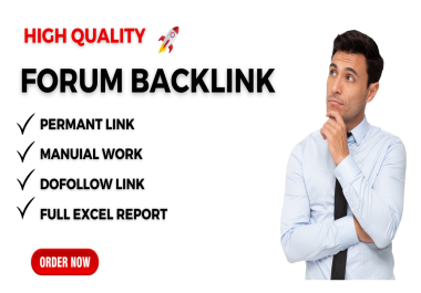 Boost your Website Ranking With 100 High Authority Dofollow Forum Backlinks