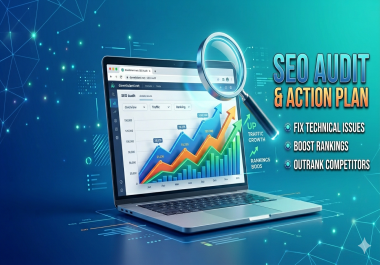 I will provide a detailed SEO Audit report to boost your Google Rankings.
