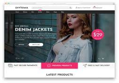 E - Commerce website outline HTML,  CSS,  JavaScript